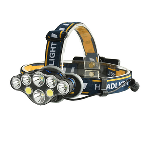 Faro delantero LED brillante, lámpara recargable por USB con baterías, 8 modos, luz más <span class=keywords><strong>potente</strong></span> con clip para casco - Product Image 6
