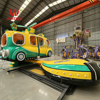 Manège rotatif pour enfants personnalisé Air Bus, machine d'amusement familiale pour fêtes foraines
