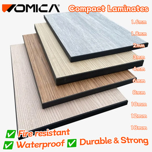 Materiales de Decoración Womica, Laminado Compacto Impermeable, Revestimiento Impermeable y Resistente al Fuego con Aspecto de <span class=keywords><strong>Madera</strong></span> para Urinarios - Product Image 1