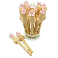 Stylo bille en plastique en forme de pénis, design créatif Tintin, modèle pour enfants, anti-stress, à presser, décompression, sexy