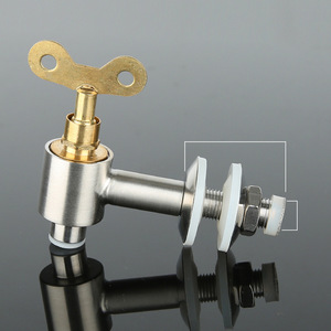 <span class=keywords><strong>Robinet</strong></span> en acier inoxydable au design luxueux, surface brossée, valve de type spirale <span class=keywords><strong>pour</strong></span> bouteilles de vin en verre, bocaux en céramique, réservoirs à vin - Product Image 6