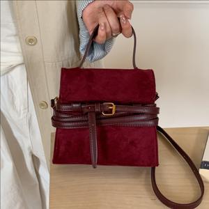 กระเป๋าถือดีไซน์เฉพาะกลุ่มแบบด้านสำหรับผู้หญิง ปี 2026 กระเป๋าระดับไฮเอนด์แบบปิดฝา ซับในโพลีเอสเตอร์ ทันสมัย - Product Image 3