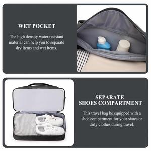 กระเป๋าเดินทางแบบมีโลโก้สั่งทำพิเศษ กระเป๋าฟิตเนสสำหรับค้างคืน กระเป๋ากีฬากันน้ำสำหรับผู้หญิง กระเป๋าเดินทางสำหรับวันหยุดสุดสัปดาห์ - Product Image 5