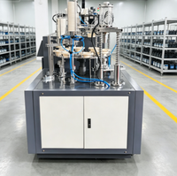 Máquina Automática de Alta Velocidad para Fabricación de Vasos, Precio de la Máquina de Vasos, 80 Piezas/min, Maquinaria para Vasos de Papel, Máquina de Corte de Vasos de Papel, Máquina de Impresión por Ventilador