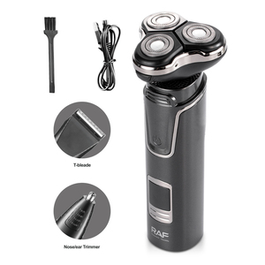 RAF 3 in 1 IPX7 Hair Trimmer for <b>Men</b> Facial Beard Rotary Shaving Cordless Rechargeable Shaver With Magnetic Blade Multifunction - Product Image 5