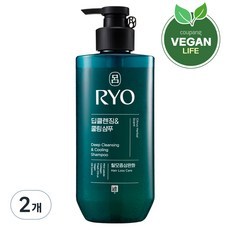 Pack de remise de 2 shampooings Chong-A Deep-Cleansing & Cooling 480ml Shampooing pour la repousse des cheveux pour soulager les symptômes de perte de cheveux - Product Image 1