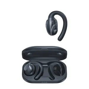 M8 Earphone Ear Clip TWS Wireless Touch Control Waterproof Ear-clip Headphones Digital Display On-ear Earbuds