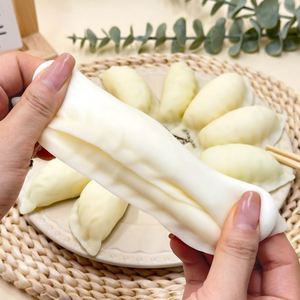 Custom Made Kawaii Dumpling Shape Fidget Toy for Adults Anxiety Relief <b>Hand</b> Toy Portable Students Bag Pendant Dumpling Keychain - Product Image 5