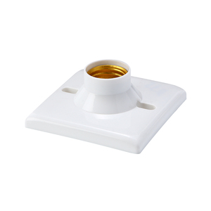 Vente en gros de support de lumière carré multifonctionnel E27 250v <span class=keywords><strong>vis</strong></span> PP <span class=keywords><strong>baïonnette</strong></span> en spirale support de lampe à base d'<span class=keywords><strong>ampoule</strong></span> pour toit - Product Image 1