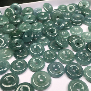 Factory <strong>Wholesale</strong> 13-16mm Water Blue Guatemalan Jadeite <strong>Jade</strong> Donut - Product Image 6