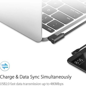 Hot bán 1M nylon bện <span class=keywords><strong>Micro</strong></span> <span class=keywords><strong>USB</strong></span> Cáp dữ liệu 90-độ góc bên phải sạc nhanh cho máy tính tai nghe IOS sạc cáp - Product Image 3