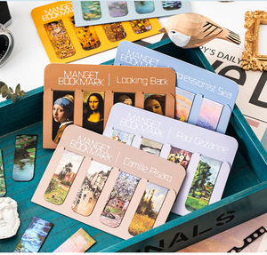 4 cái/bộ nổi tiếng thế giới bức tranh từ Bookmark phong cảnh đám mây phong cảnh Bookmark học đọc Bookmark - Product Image 2