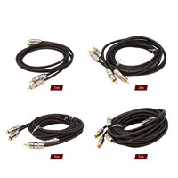 Cable de Audio para Auto AK-RN16, Cable RCA de Modificación de Señal de Audio para Auto de 1m/2m/3m/5m