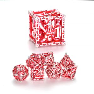 Cheson D20 Polyhedral RPG Board & Digital Games DND Dungeons & Dragons Kesulu DND Coc Metal Running Group Dice Jouets promotionnels - Product Image 5
