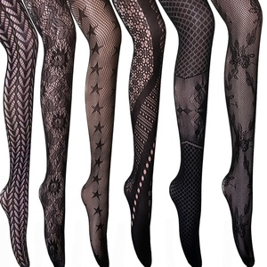 Nouvelles collants résille rétro <span class=keywords><strong>sexy</strong></span> d'été, sans couture, en maille ajourée, pour femmes, longueur intégrale - Product Image 1