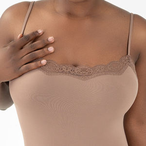 Lencería, Bodysuits sin mangas de una pieza, Monos y Trajes enterizos para mujer, Personalizados al por mayor, SK Shapewear, Encaje, Casual, Transpirable - Product Image 4