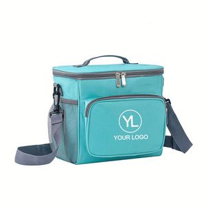 Bolsa Térmica para Almuerzo con Logotipo Personalizado, Bolsa Reutilizable de Lona con Asa para el Hombro, para Kits de Bienvenida para Empleados - Product Image 1