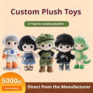Muñecos de Peluche Personalizados, Lindos y Suaves, MOQ Bajo, 20cm, Muñecos de Peluche Hechos a Mano, Muñecos Kpop - Product Image 2