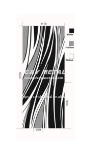 ห้องโดยสารลิฟต์สแตนเลสทนทานต่อแผ่นดินไหวออกแบบให้มีแรงกระแทกสำหรับอาคารสูง - Product Image 5