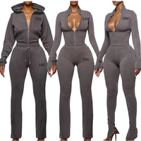 Ensembles pour femmes, ensemble deux pièces pour femmes, veste et pantalon, ensemble assorti moulant, tenue décontractée d'été pour femmes, OEM personnalisé