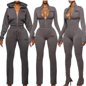 Completi da <span class=keywords><strong>Donna</strong></span>, Set Due Pezzi con Giacca e Pantaloni Aderenti, <span class=keywords><strong>Outfit</strong></span> Estivo <span class=keywords><strong>Casual</strong></span> per Donne, Personalizzabile OEM - Product Image 1