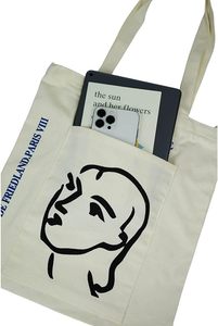 Sac fourre-tout en toile de coton bio blanc, personnalisable avec logo, pliable et réutilisable, idéal pour la confection de sacs – Vente directe usine - Product Image 6