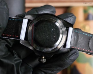 Montre mécanique automatique légère avec GPS, alarme, bracelet en toile de nylon solaire, cadran rond de 40 mm pour l'aventure en plein air des hommes - Product Image 5
