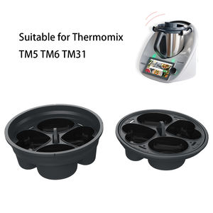 Forme de coeur antiadhésif oeuf Pot four à micro-ondes oeuf vapeur cuisine oeuf soupe moule pour mélangeur Thermo TM6 <span class=keywords><strong>TM5</strong></span> TM31 - Product Image 5