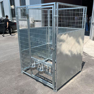 High Quality Outdoor <strong>Dog</strong> <strong>Kennel</strong> Cage 4*8*6ft Steel <strong>Dog</strong> Cage Large <strong>Kennels</strong> for Large <strong>Dog</strong> - Product Image 2