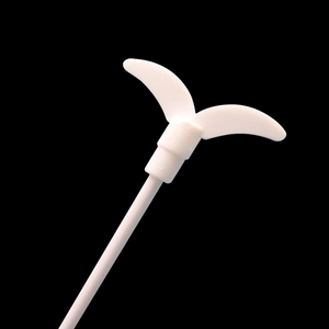 High Quality <b>PTFE</b> Stirring Paddle Three Blade Crescent/Cross Type Rod Overhead Stirrer Mixer Shaft Paddle <b>Ptfe</b> Stirring Paddle - Product Image 5