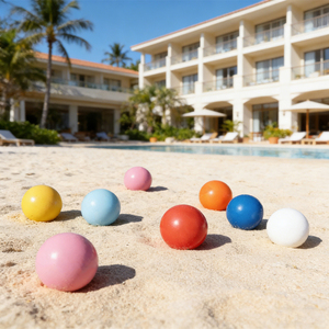 Palline Colorate in Resina per Set di <span class=keywords><strong>Bocce</strong></span> e Petanque, Mini Palline Bersaglio per Giochi all'Aperto sul Prato - Product Image 6