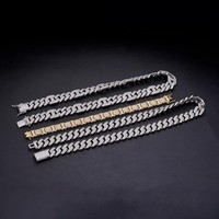 Bracelet chaîne de montre en argent sterling S925 avec moissanite, pour hommes et femmes, couple, bracelet en diamant transfrontalier