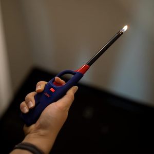 MK ที่จุดเทียนเติ<span class=keywords><strong>ม</strong></span>ได้ขนาดใหญ่แบบปรับแต่งได้ชิ้นส่วนที่จุดบุหรี่<span class=keywords><strong>ไฟ</strong></span><span class=keywords><strong>แช็</strong></span><span class=keywords><strong>ค</strong></span>บาร์บี<span class=keywords><strong>ค</strong></span>ิวสีชมพูเปลวไฟ - Product Image 4