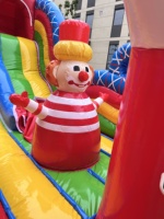 Maison sautante gonflable de rebond de château d'animal drôle pour la partie et l'activité d'enfants