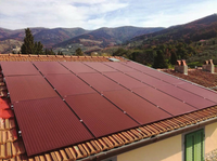 Tuiles solaires photovoltaïques personnalisables en couleur, système d'énergie solaire, 108 cellules, tout noir, demi-cellules, panneau solaire de type N IBC