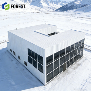 Structures d'abri polyvalentes et robustes, cadre en acier soudé pour les événements d'urgence, utilisation sur le terrain, bâtiments portables de secours en cas de catastrophe - Product Image 1