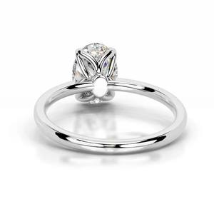 Phoenix Oval Moissanite <b>Solitaire</b> <b>Ring</b> 925 Sterling <b>Silver</b> Romantic Engagement Anniversary <b>Rings</b> Custom Design - Product Image 5