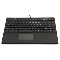 Clavier industriel médical avec pavé tactile Clavier industriel médical lavable et stérilisable avec pavé tactile pour ordinateur portable