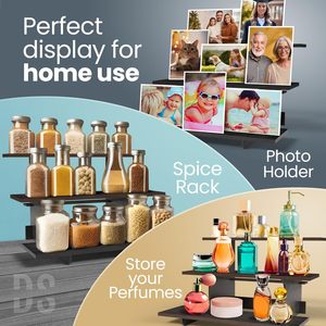 Soporte <span class=keywords><strong>de</strong></span> exhibición <span class=keywords><strong>de</strong></span> madera negra <span class=keywords><strong>de</strong></span> 3 <span class=keywords><strong>niveles</strong></span>-Estante <span class=keywords><strong>de</strong></span> joyería portátil, Estante <span class=keywords><strong>de</strong></span> stand <span class=keywords><strong>de</strong></span> vendedor, Elevador <span class=keywords><strong>de</strong></span> altar y Organizador <span class=keywords><strong>de</strong></span> tarjetas para eventos minoristas - Product Image 6