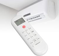 Reemplazo para 001040455D Mabe Control Remoto Universal Compatible con Aire Acondicionado V12843 HJ L8H 0010404555D V106