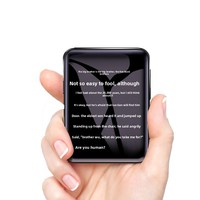 Lecteur MP3 MB27 2022 avec écran couleur de 1,8 pouce pour radio FM, enregistrement, livre électronique, extension par carte TF, 26 langues, sport, marche, USB