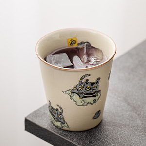 Il design in stile cinese aggiunge ali come una tigre, con un <span class=keywords><strong>buon</strong></span> simbolismo. Regalare tazze di ceramica - Product Image 4