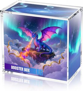 Thick Clear Magnetic <b>Case</b> Holder Acrylic <b>Display</b> <b>Case</b> Protector for Pokemoned Booster Box - Product Image 1