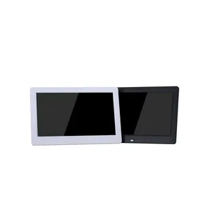 Berserk Branco Digital Signage Display Tela LCD Publicidade Relógio Led Picture Frame Branco Photo Frame Digital