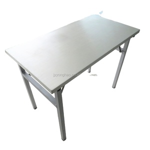 전문 공장 사용자 정의 고품질 금속 스테인레스 스틸/알루미늄 접이식 테이블 시트 금속 제조 테이블 - Product Image 1
