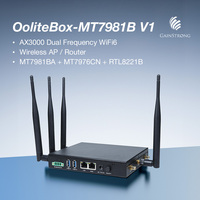 Calidad superior 2,5G Ethernet WiFi 6 Router OpenWrt Mesh Support para automatización industrial