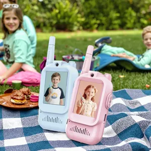 Mini talkie-walkie vidéo portable pour enfants, <span class=keywords><strong>radio</strong></span> pour enfants de 3 à 12 ans, <span class=keywords><strong>interphone</strong></span> vidéo extérieur pour cadeau de Noël - Product Image 2