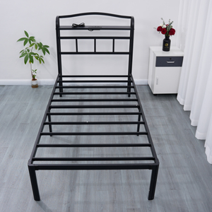 Cama Plegable Económica de Hierro con Orificio de Carga, Cama de Hierro Simple para una Persona, para Apartamentos Pequeños, Diseñada para el Descanso del <span class=keywords><strong>Mediodía</strong></span> - Product Image 2