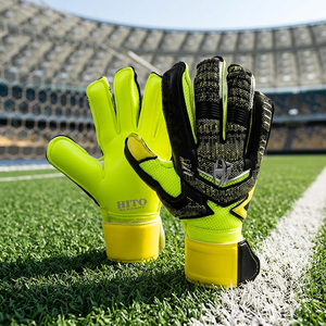 Gants de gardien de but professionnels, nouveaux gants de football en latex 4 mm, protection des doigts, respirants, gants de gardien de but de football - Product Image 4