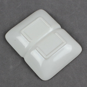 Blanco 1 Onza Plato para Salsas <span class=keywords><strong>de</strong></span> 2 Compartimentos, Resistente a Roturas, Apto para Lavavajillas, <span class=keywords><strong>de</strong></span> Plástico <span class=keywords><strong>Melamina</strong></span>, para Salsa <span class=keywords><strong>de</strong></span> Soja - Product Image 5